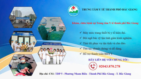 Khám sức khỏe định kỳ tại Trung tâm Y tế thành phố Bắc Giang